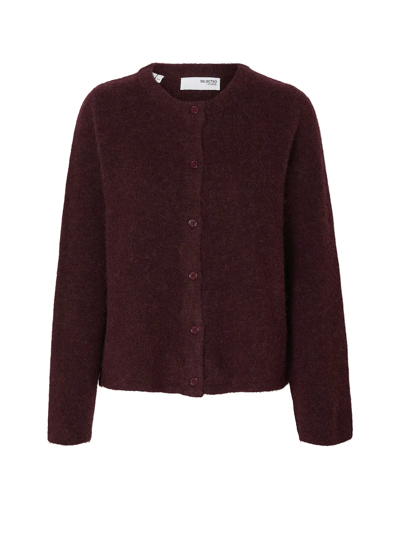 SELECTED FEMME | Strickjacke SLFLULU | dunkelrot
